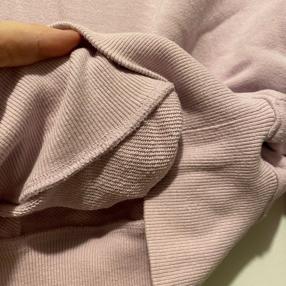Forever 21 Light Pink Cropped Hoodie - Picture 3 of 3